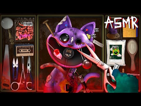 ASMR Poppy Playtime3 Repairing a catnap doll abandoned due to an experiment | Doll restoration work