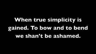 Simple Gifts- AIS West Arabian Nights Audition