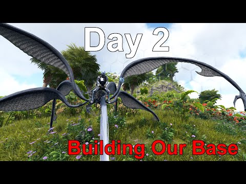 How A DUO Managed To Build A Tek Base Day 2 | Bloody ARK PvP