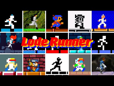 LODE RUNNER 💰 Versions Comparison ▶ EVOLUTION through its PORTS