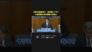 立憲・田島麻衣子、小泉防衛大臣の答弁をなかったことに！？「すでに話しました」と即座に反論されてしまうｗ【 小泉進次郎 立憲民主党 てとう 国会 政治 切り抜き 】
