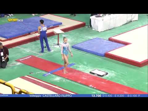 Viktoria Listunova - Vault - Serie A1 in Italy - February 8th 2025