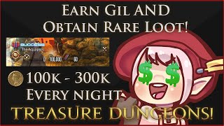FFXIV: Profitable Treasure Dungeon Loot! A list from each Dungeon