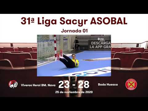 31ª Liga Sacyr ASOBAL J14: Viveros Herol BM. Nava -  Bada Huesca 23-28