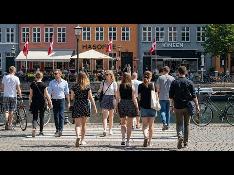 Denmark Walking Tour 2025 🇩🇰 | Explore Copenhagen Streets in 4K Ultra HD – No Talking, No Music