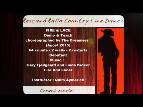 FIRE & LACE COUNTRY LINE DANCE DEMO AND TEACH