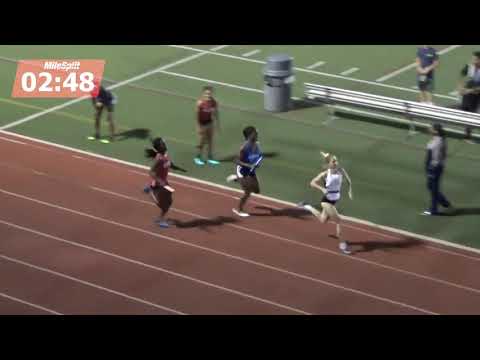 Girls 4x400 Relay Finals Section 1  DIAA Meet of Champions