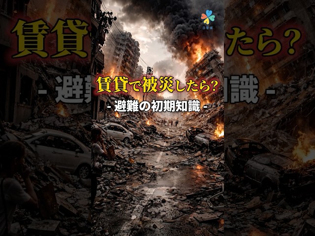 地震後の賃貸　避難の初期知識