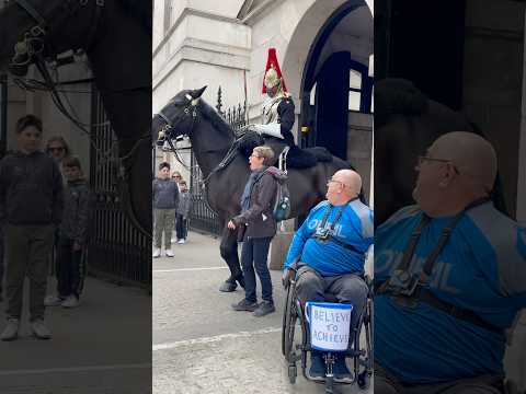 Happened an hour ago at Horse Guards in London #shorts Stay turned for the full video 😍👍
