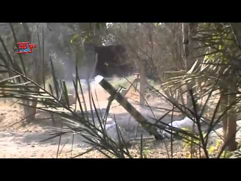 استهداف مقرات النظام في قرية الجفرة بالهاون من قبل لواء صقور الفرات في ريف دير الزور