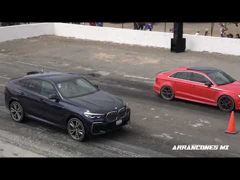 Thumbnail for Audi RS3 vs BMW X6 M50i | Drag Racing by BMW X6