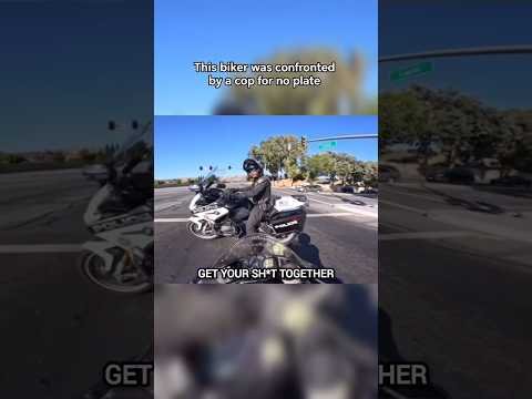 This biker was told to get his sh*t together 😂 (Via: kevin.majeski/ig) #shorts