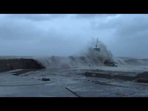 Mareggiata Recco 29.10.2018 Sturmflut in Recco