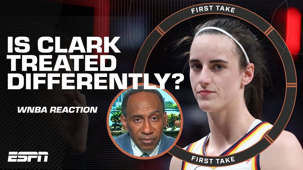 Stephen A. reacts to 'cheap shots' on Indiana Fever star Caitlin Clark | First Take