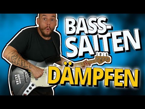 Bass SAITEN DÄMPFEN mit der rechten Hand (Gratis Kursvideo) - E-Bass für Anfänger