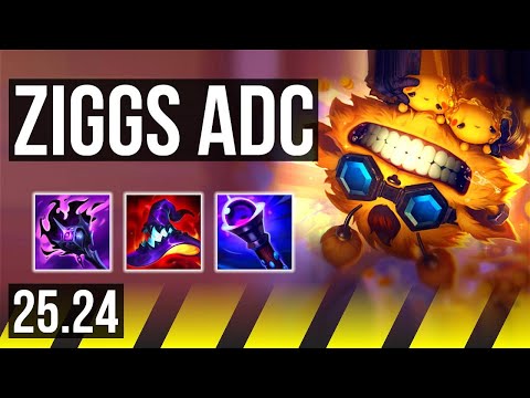 ZIGGS & Ashe vs CAITLYN & Mel (ADC) | EUW Grandmaster | 25.24