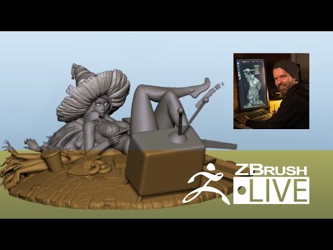 Jon Troy Nickel - 3D Sculpting for Figurine Production - Episode 4