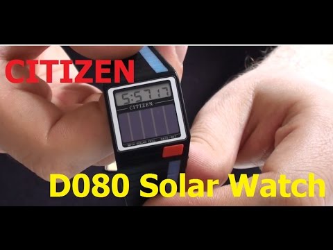 VintageDigitalWatches - Ep 11 - Citizen D080 solar watch
