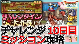 【DQタクト】セラフィチョメ無し！バレンタインチャレンジクエスト10日目（ハード4）完全攻略のポイントとは？【ドラクエタクト/DQT】