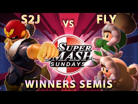 SSS 28 - S2J (Falcon) Vs. Fly Amanita (Ice Climbers) SSBM Winners Semis - Melee