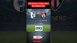 ⏰Queretaro vs Atlas Donde ver EN VIVO HORARIO Clausura 2023 LIGA MX #ligamx  #gallosblancos #atlas