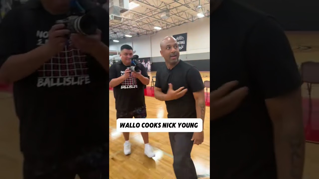 Never forget Wallo cooked Swaggy P with a base line bank shot 😂 Anything is possible 😭