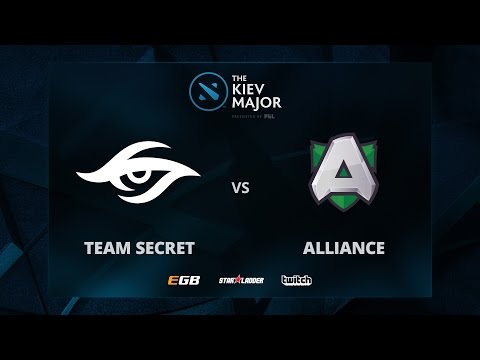 Secret vs Alliance, Game 1, The Kiev Major EU Main Qualifiers Final