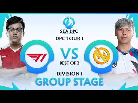 T1 vs Motivate Trust Gaming Game 3 (BO3) | DPC SEA Tour 1 Division I