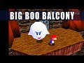 Super Mario 64 Switch Big Boo S Balcony Course 5 Star 5 Big Boo S Haunt Ghost House 3D All Stars