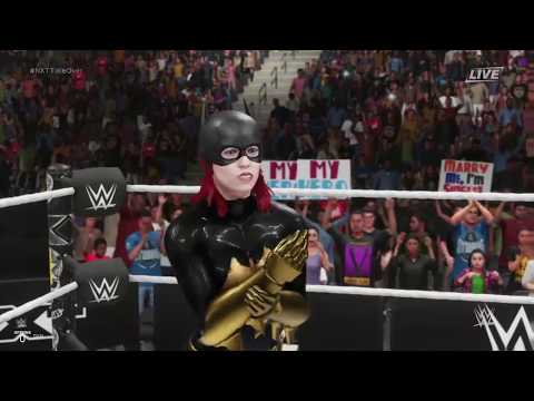 WWE 2K19 Batgirl vs. Spider-Gwen - Requested Last Woman Standing Match