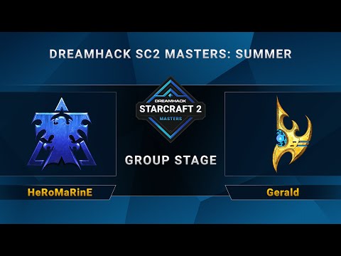 SC2 - HeRoMaRinE vs. Gerald - DreamHack SC2 Masters Summer - Group B - EU