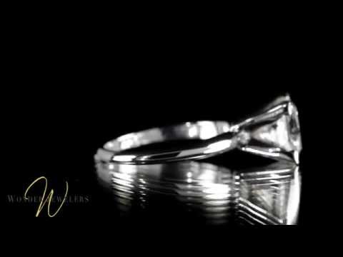 Athens CA 90044 3.10CTW PRINCESS SOLITAIRE DIAMOND RING