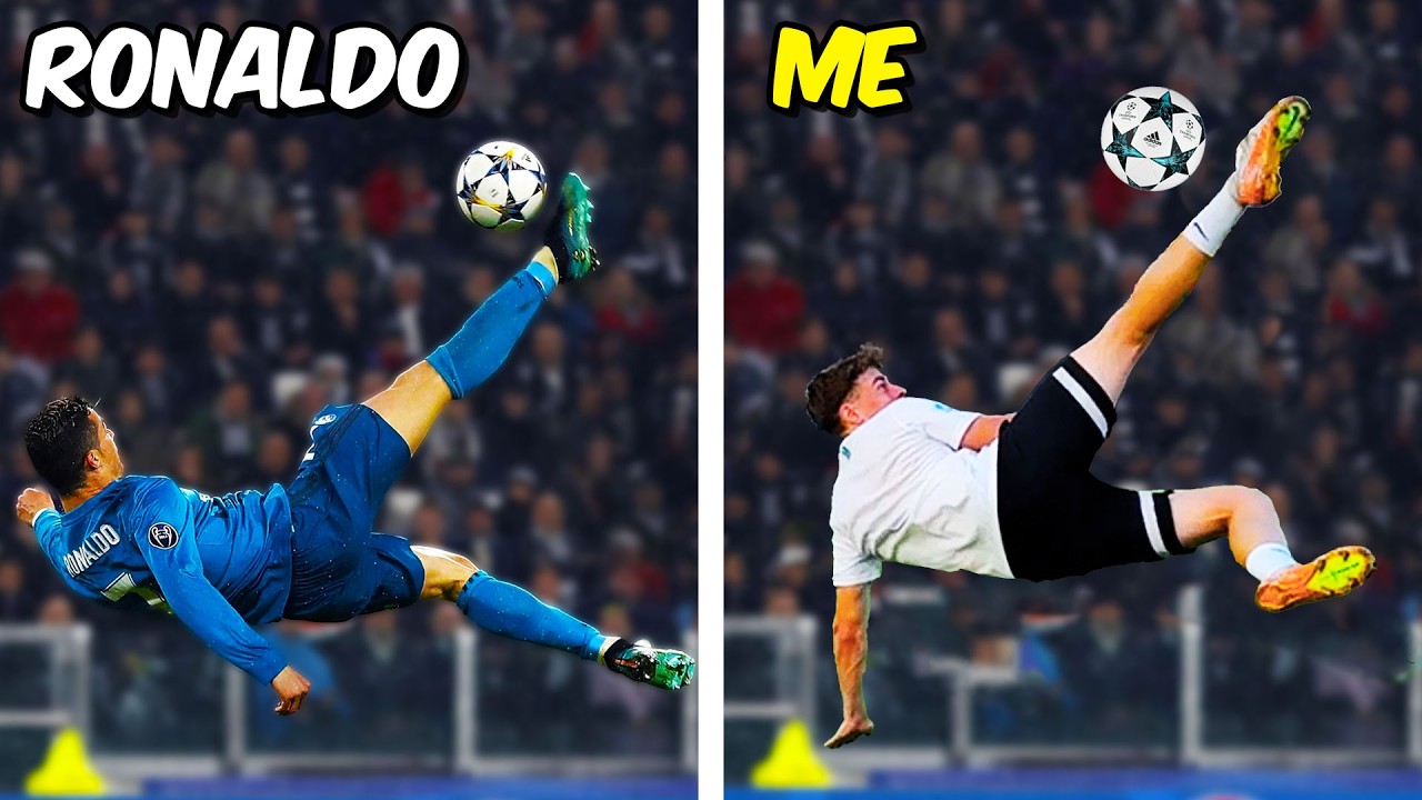 Recreating 1 Iconic Ronaldo Goal From Every Age (17-39)