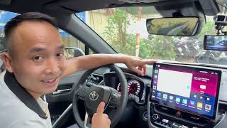 Màn Hình Android TexPad TX8 Limited 13 Inch Trên Toyota Cross: Trải Nghiệm Cảm Giác Như Lái Xe Điện