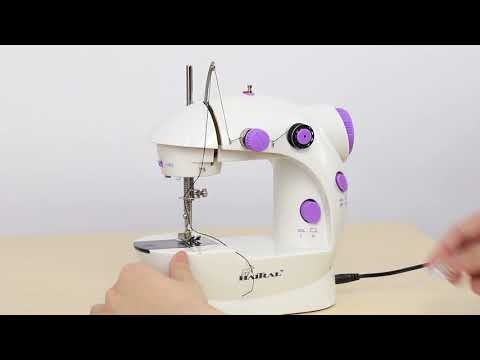 How to operate mini sewing machine - HAITRAL sewing machine