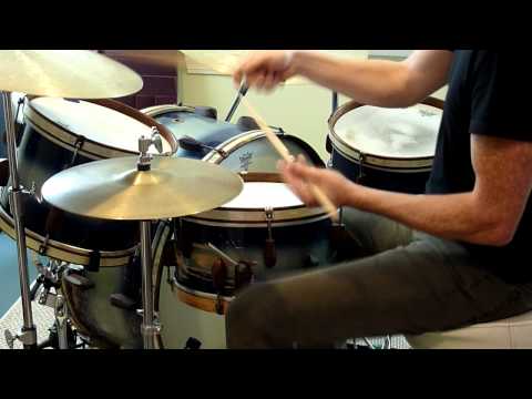 Dave Brophy Plays His Slingerland Rolling Bomber Kit - Part 2