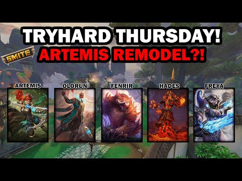 TRYHARD THURSDAY WITH NEW ARTEMIS REMODEL - Season 10 Masters Ranked 1v1 Duel - SMITE
