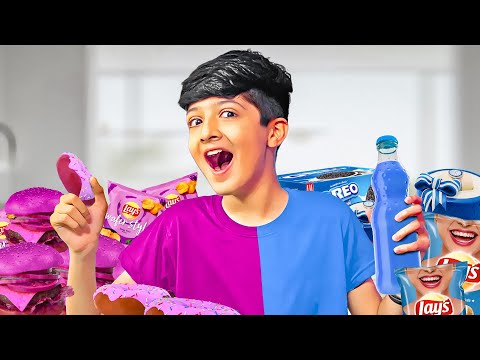 One Color Food For 24 Hours!