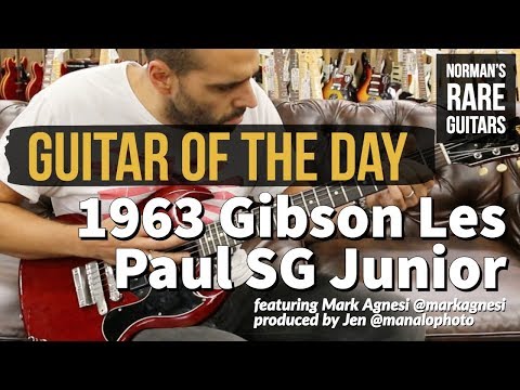 Guitar of the Day: 1963 Gibson Les Paul SG Jr. | Norman's Rare Guitars
