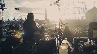 Arch Enemy Daniel Erlandsson Drumcam &#39;The Race&#39; / Tuska Festival 2018