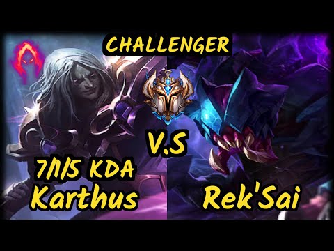 CNB Yampi (KARTHUS) vs REK'SAI - 7/1/5 KDA JUNGLE CHALLENGER GAMEPLAY - BR