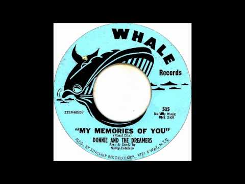 DONNIE & DREAMERS   MY MEMORIES OF YOU 1961 Whale 45  505