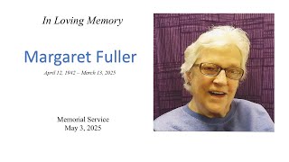 Funeral Service for Margaret Fuller