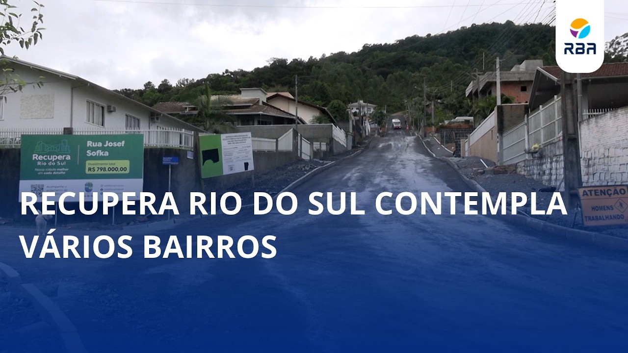 Recupera Rio do Sul contempla vários bairros
