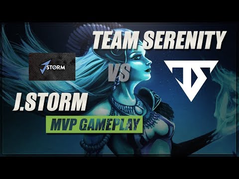 Dota Tournament: J.Storm vs Team Serenity MVP Gameplay | WSOE