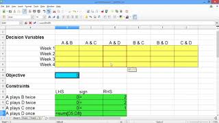 9.2.5 Sports Scheduling - Video 3: Solving the Problem