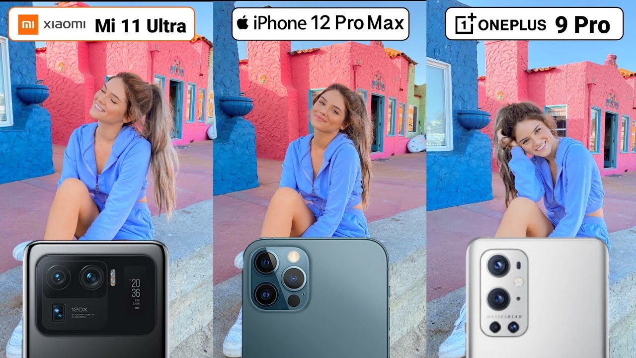 Xiaomi Mi 11 Ultra VS iPhone 12 Pro Max VS OnePlus 9 Pro Camera Comparison | Xiaomi beats them ALL!