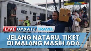 Tiket Kereta Nataru Stasiun Malang Terjual 9.843 Berangkat pada 21-31 Desember 2023, Masih Tersedia