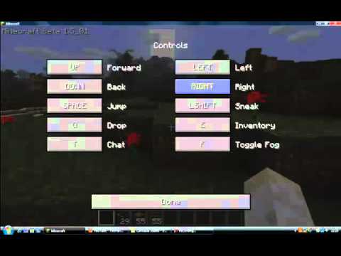 Minecraft - How to change controls - YouTube