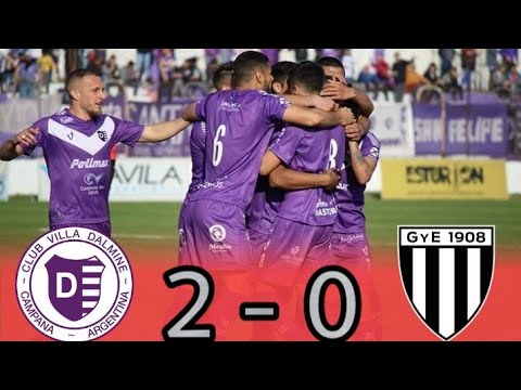 Primera Nacional : VILLA DÁLMINE 2 - 0 GIMNASIA (M) | Los Goles